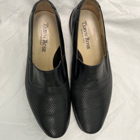 Taryn Rose Black Leather Driving Shoes in Men's Size 43 (US 10) - Picture 10 of 12